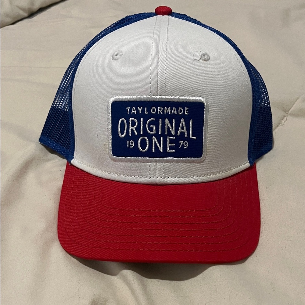TaylorMade White, Blue & Red 'Original One' 1979 Trucker Hat